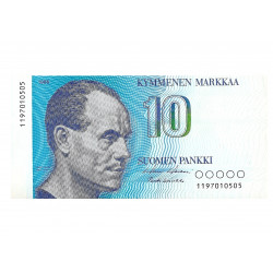 10 finnish mark bill -...