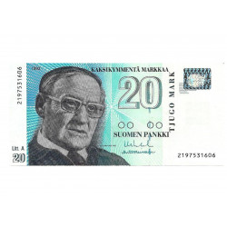 20 finnish mark bill -...