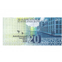 20 finnish mark bill - from...