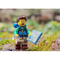 Lego hiker - Edible cake...