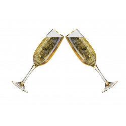 Glasses of champagne -...