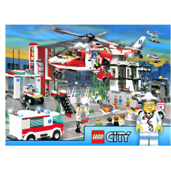 Lego Kaupunki- Ambulanssi - Syötävä kakkukuva kakkuun