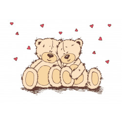 Valentine's Day teddy bears...