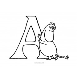 The Moomins - Letter A -...