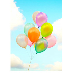 Balloons in the sky -...