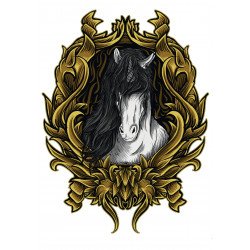Drawing Horse Emblem -...