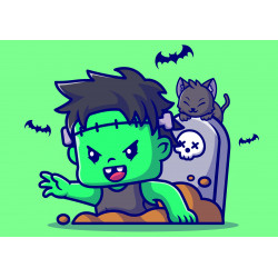Cute Frankenstein’s Monster
