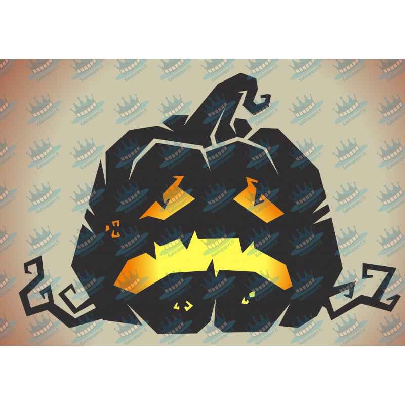 Pumpkin Sad Silhouette