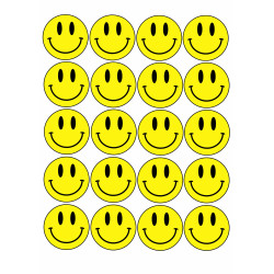 Muffin topper - Smileys - Edible muffin topper