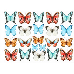Pretty butterfly collection - cake decoration
