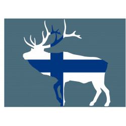 Finnish Reindeer - edible cake topper