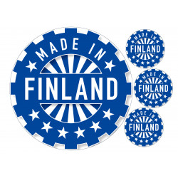 Made in Finland - En ätbar tårtbild för en kaka