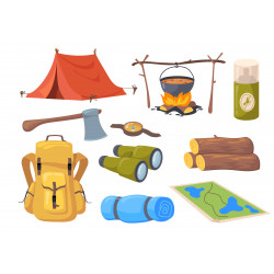 Camping equipment - Edible cutouts