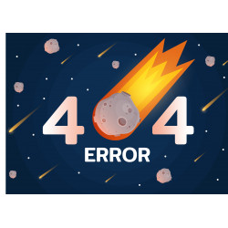 Meteorit med 404 error - Ätbar tårta bild för tårta