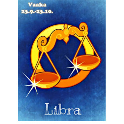 Star sign: Libra - Edible cake topper