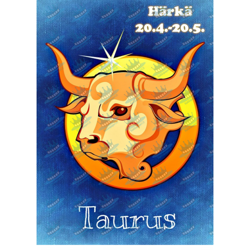 Star sign: Taurus - Edible cake topper