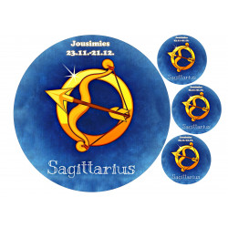 Star sign: Sagittarius - Edible cake topper
