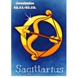 Star sign: Sagittarius - Edible cake topper