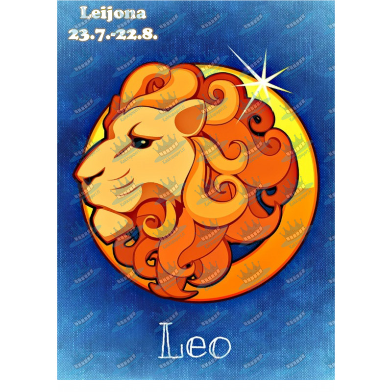 Horoskop: Lejonet - Ätbar tårta bild för tårta