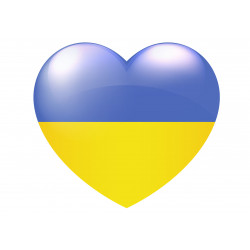 Ukrainalainen sydän - Syötävä kakkukuva kakkuun