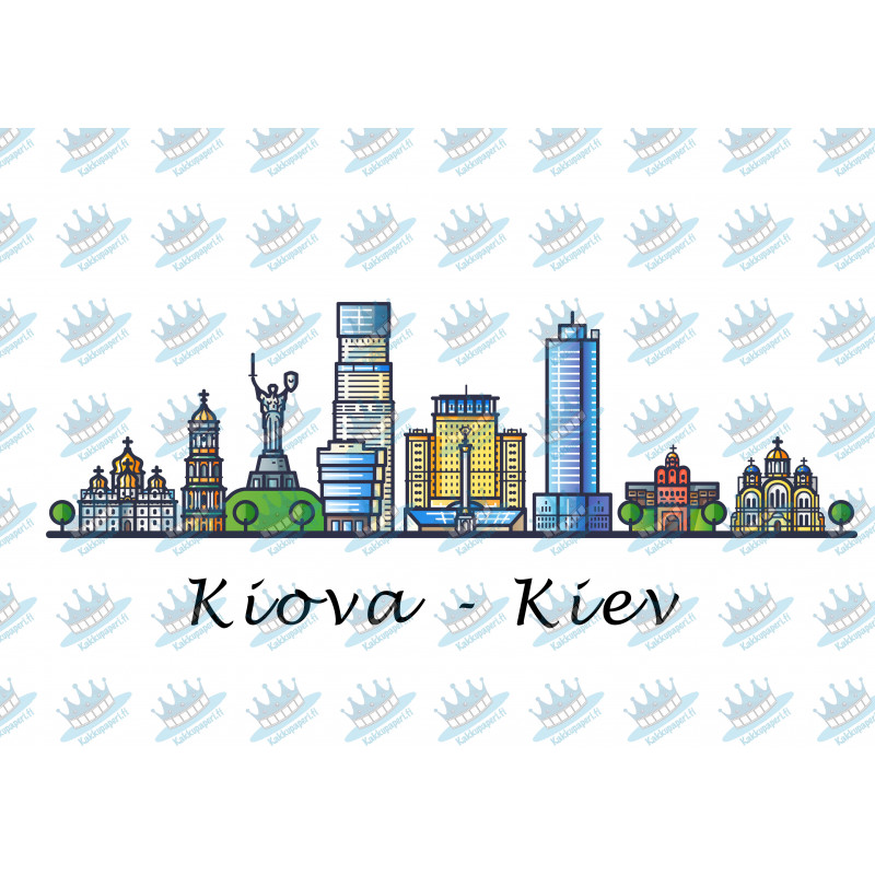 Kiova - Kiev - Edible cake topper
