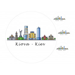Kiova - Kiev - Edible cake topper