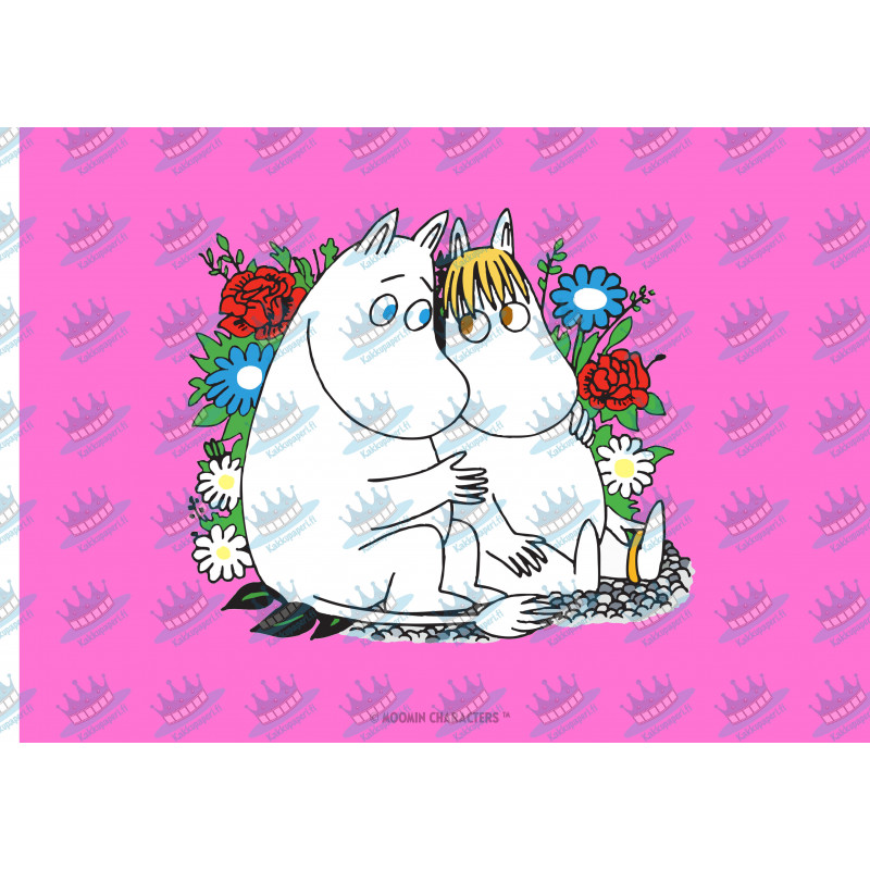 Moomin - Moomin and Snork Maiden - Edible cake topper