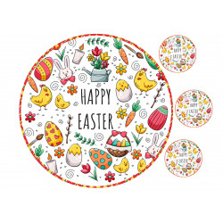 Happy Easter print - edible cake topper