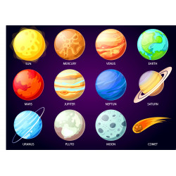 Celestial Objects - Edible cutouts