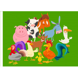 Happy farm animals - Edible...