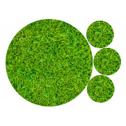 Edible grass pattern round