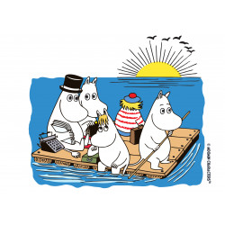Moomin - Moomins sailing -...