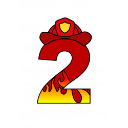 Palomiesnumero kaksi - syötävä kakkukuva suorakaide