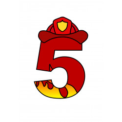 Palomiesnumero viisi - syötävä kakkukuva suorakaide