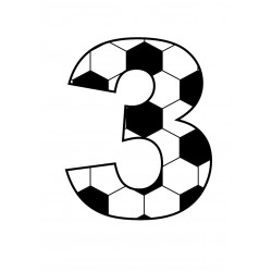 Football number three -...