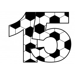 Football number fifteen -...
