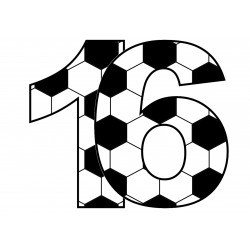 Football number sixteen -...