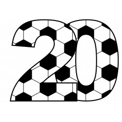 Football number twenty -...