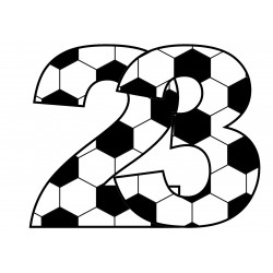 Fotbollsnummer 23 - Ätbar...