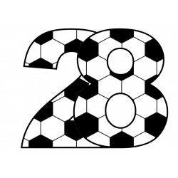 Fotbollsnummer 28 - Ätbar...