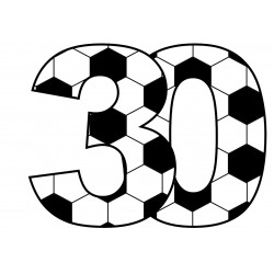 Fotbollsnummer 30 - Ätbar...