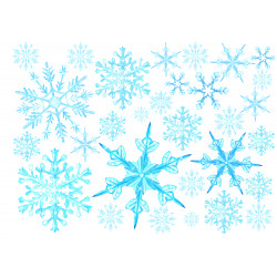 Snowflake - Edible cutouts