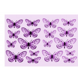 Purple butterflies - Edible...