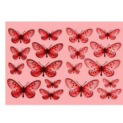 Red butterflies - Edible...