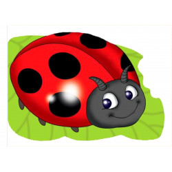 Ladybug - Edible cake topper