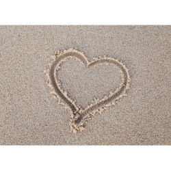 Sand heart - Edible cake...