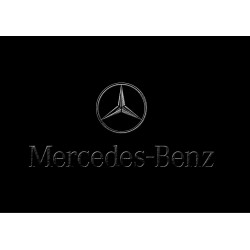 Mercedes-Benz logo - Edible cake topper