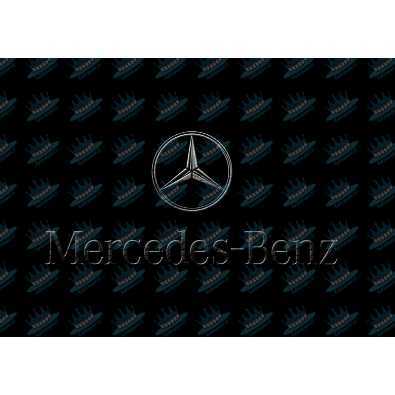 Mercedes-Benz logo - Syötävä kakkukuva kakkuun